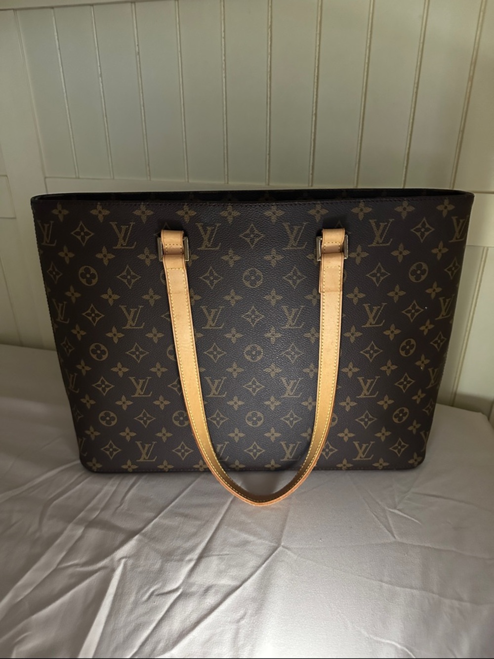 Louis Vuitton Brown Monogram Canvas Luco Tote
